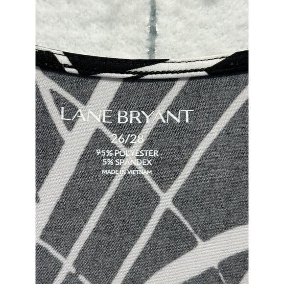 Lane Bryant Women Scoop Neck Blouse Boho Non Wrinkle Stretchy 26/28 EUC - Picture 5 of 8